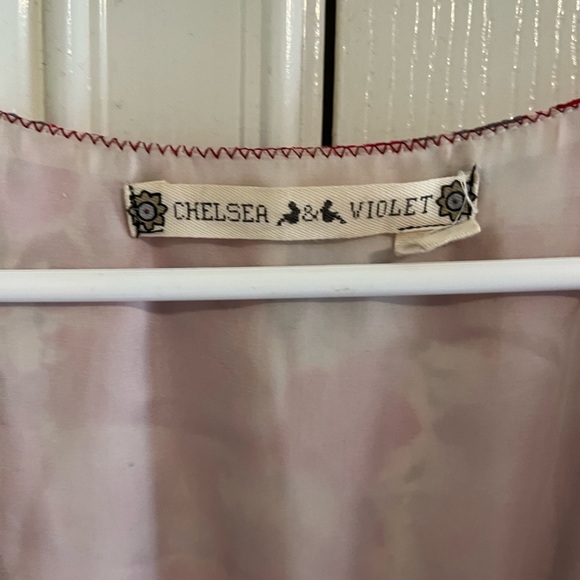 Chelsea and Violet Floral boho vacation  Maxi Dress large - Picture 4 of 7